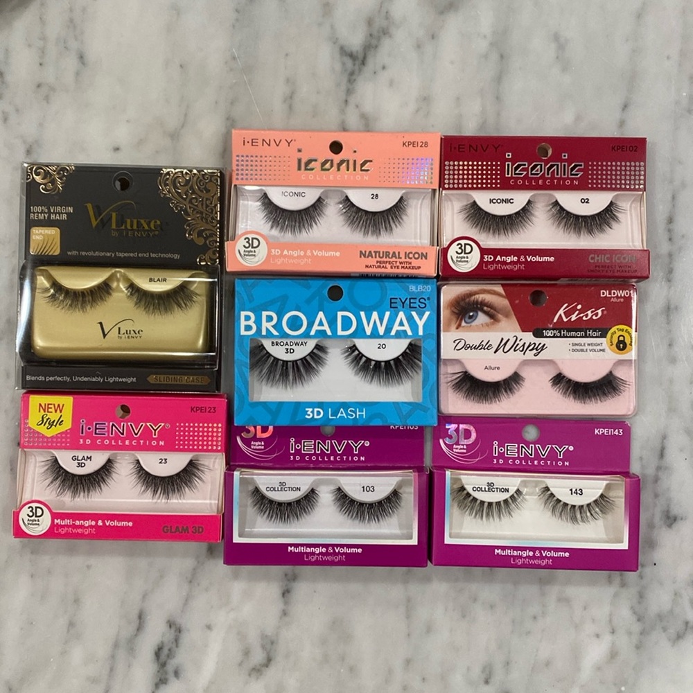 Eight Brand New Never Opened Lashes